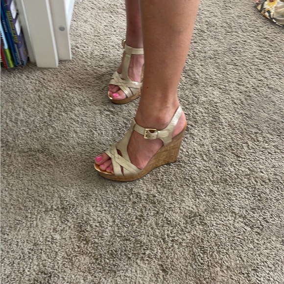 Michael Kors Wedge Sandals (10) - Picture 2 of 6